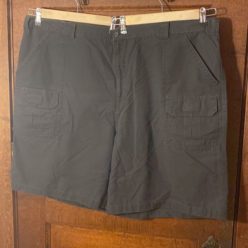 Savane Big Mens Dark Gray Cargo Shorts Waist 50"
